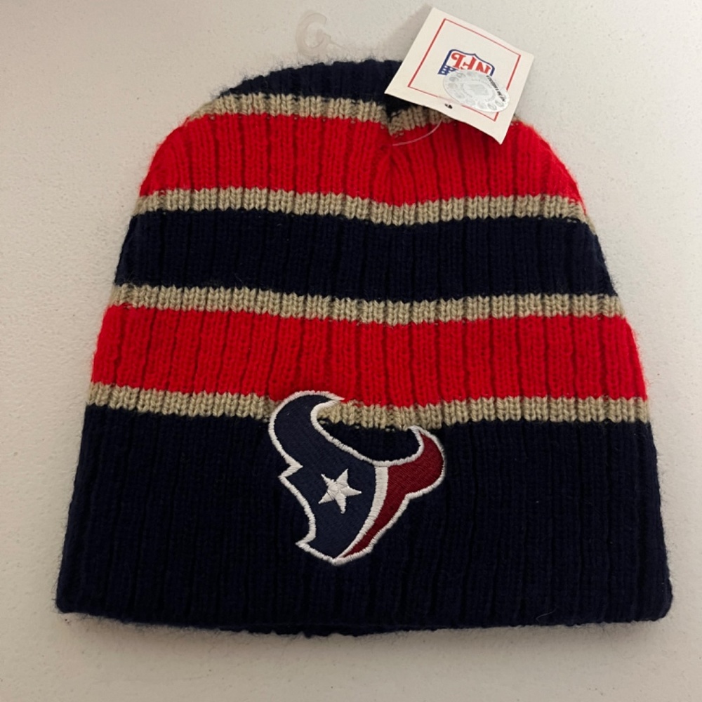 The Houston Texans NFL Embroidered Beanie Hat Football Sports Streetwear